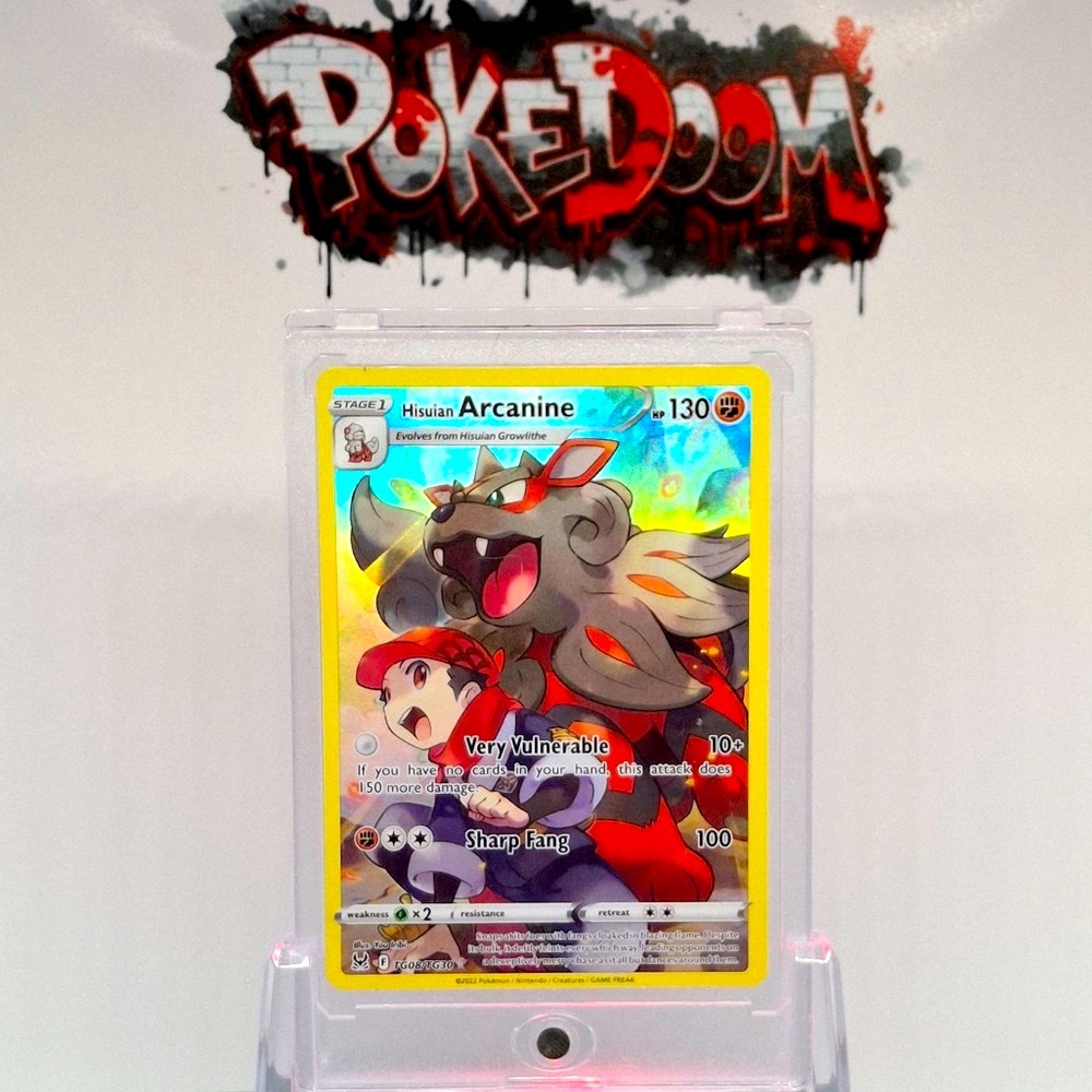 Pokemon Hisuian Arcanine - SWSH11: Lost Origin Trainer Gallery - Ungraded NM